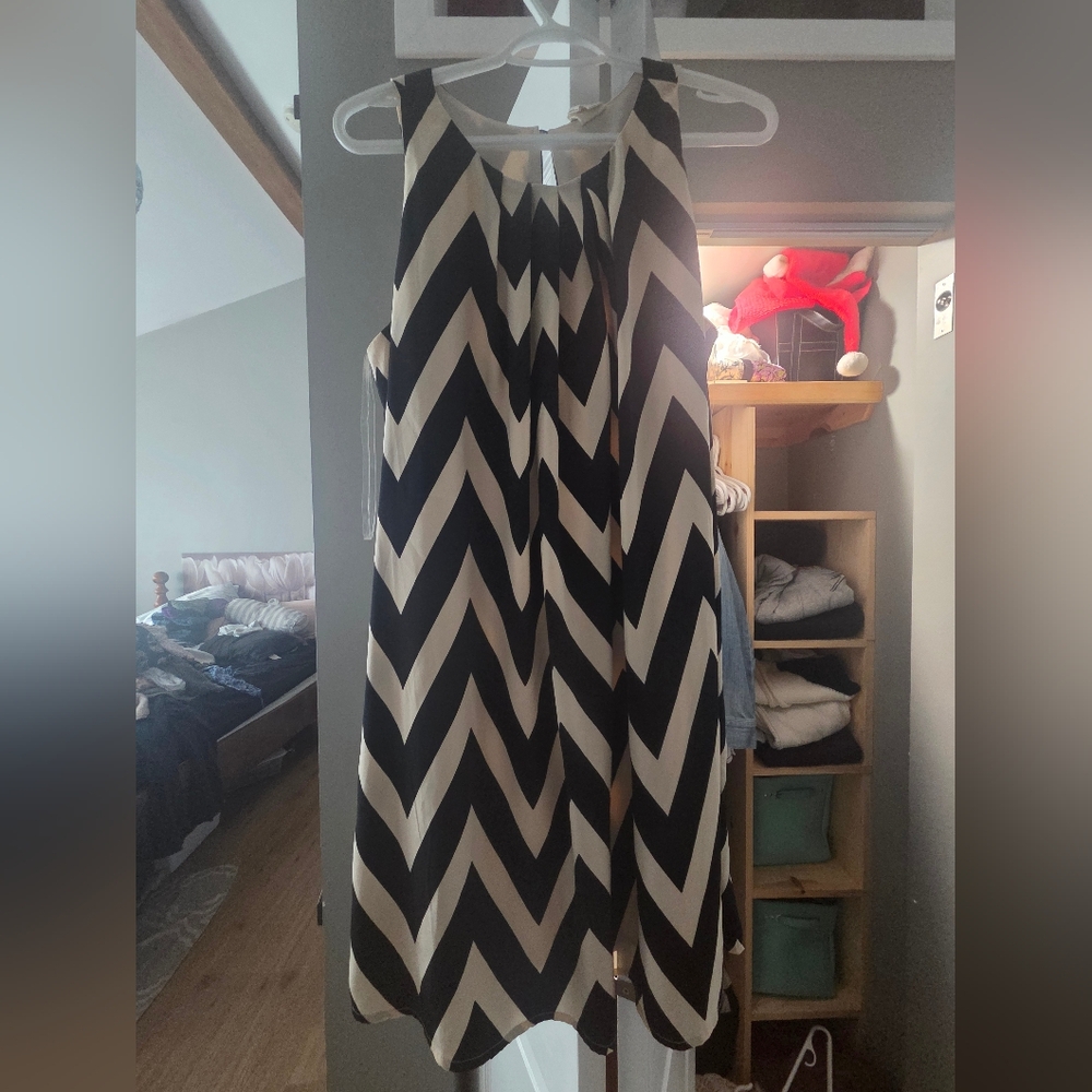 Pink Owl Monochrome Dress